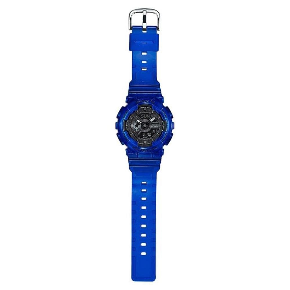 CASIO BABY-G BA-110CR-2ADR TANDEM SERIES DIGITAL QUARTZ BLUE RESIN WOMEN'S WATCH - H2 Hub Watches