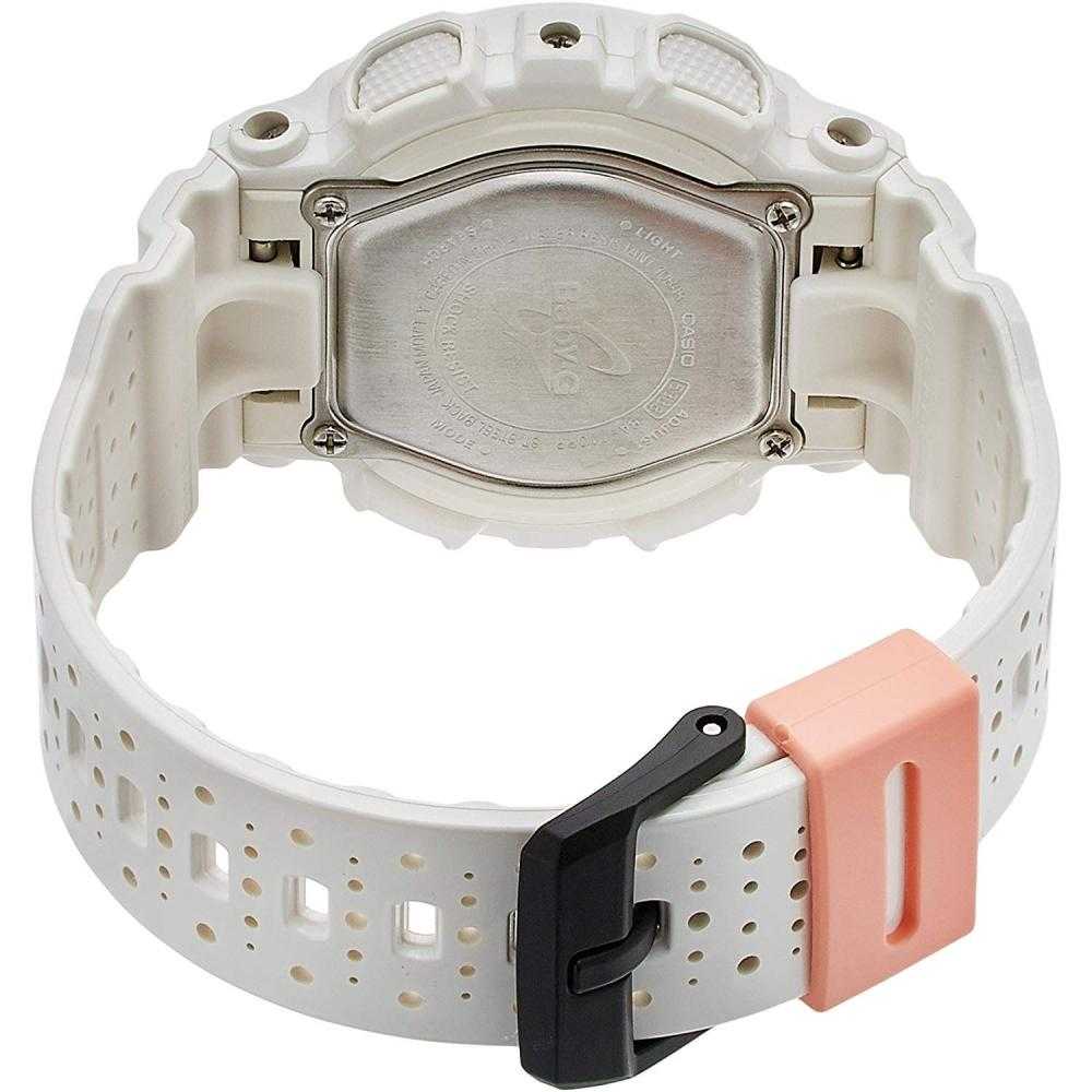 CASIO BABY-G BA-110PP-7A2DR TANDEM SERIES DIGITAL QUARTZ WHITE RESIN WOMEN'S WATCH - H2 Hub Watches