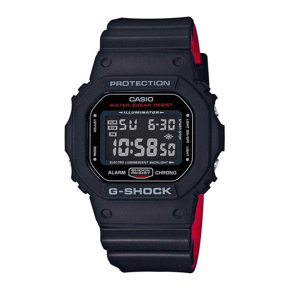 CASIO G-SHOCK DW-5600HR-1DR DIGITAL QUARTZ BLACK RESIN MEN'S WATCH - H2 Hub Watches