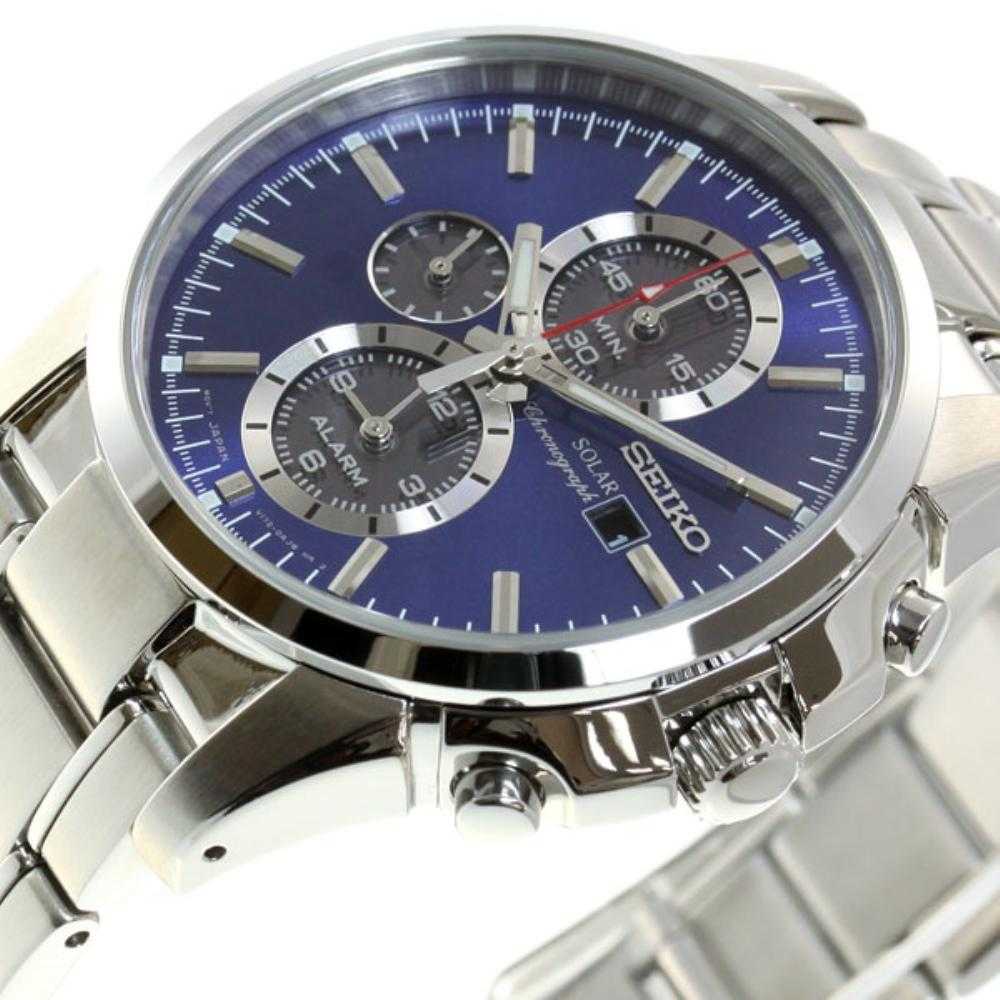 SEIKO GENERAL SSC085P1 SOLAR CHRONOGRAPH MEN'S WATCH - H2 Hub Watches