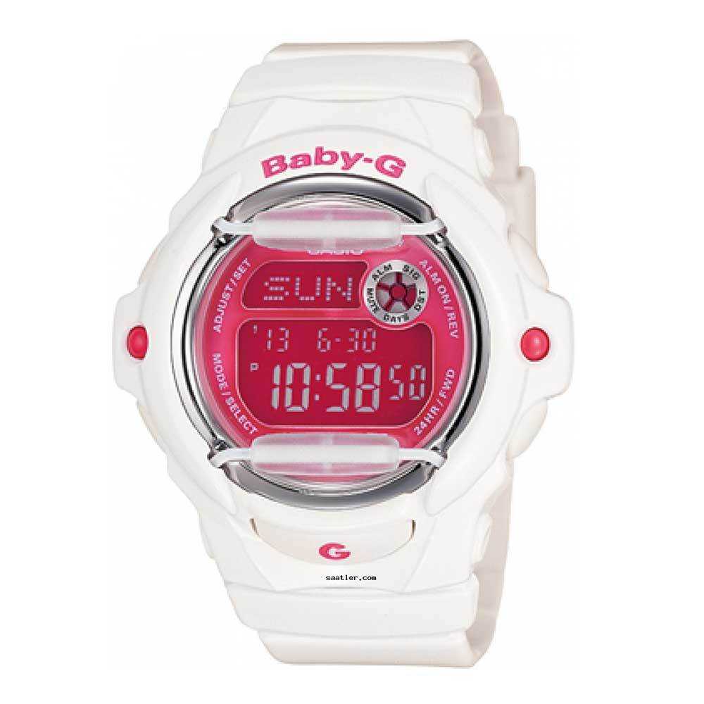 CASIO BABY-G BG-169R-7DDR DIGITAL QUARTZ WHITE RESIN WOMEN'S WATCH - H2 Hub Watches