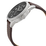 SEIKO GENERAL SNE475P1 BLACK LEATHER MEN'S WATCH - H2 Hub Watches