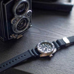 SEIKO PROSPEX SRPC37K1 AUTOMATIC MEN'S BLACK RUBBER STRAP WATCH - H2 Hub Watches