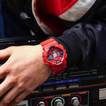 CASIO G-SHOCK GA-120TR-4ADR DIGITAL QUARTZ RED RESIN UNISEX'S WATCH - H2 Hub Watches