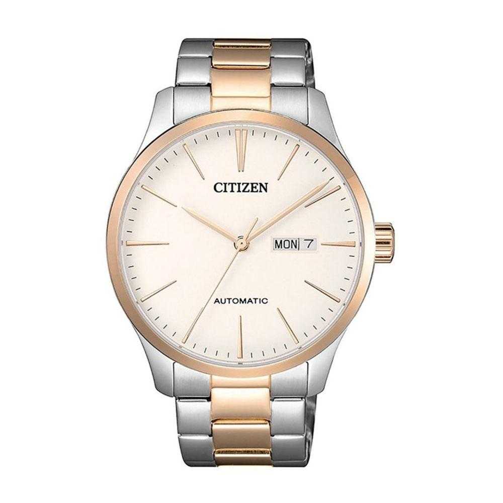 CITIZEN NH8356-87AB CLASSIC MECHANICAL TWO TONE STAINLESS STEEL MEN'S WATCH - H2 Hub Watches