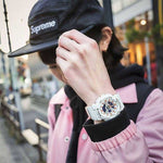 CASIO BABY-G BA-110PP-7A2DR TANDEM SERIES DIGITAL QUARTZ WHITE RESIN WOMEN'S WATCH - H2 Hub Watches