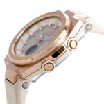 CASIO BABY-G MSG-S200G-7ADR DIGITAL QUARTZ ROSE GOLD STAINLESS STEEL WHITE RESIN WOMEN'S WATCH - H2 Hub Watches