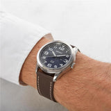 SEIKO GENERAL SNE475P1 BLACK LEATHER MEN'S WATCH - H2 Hub Watches