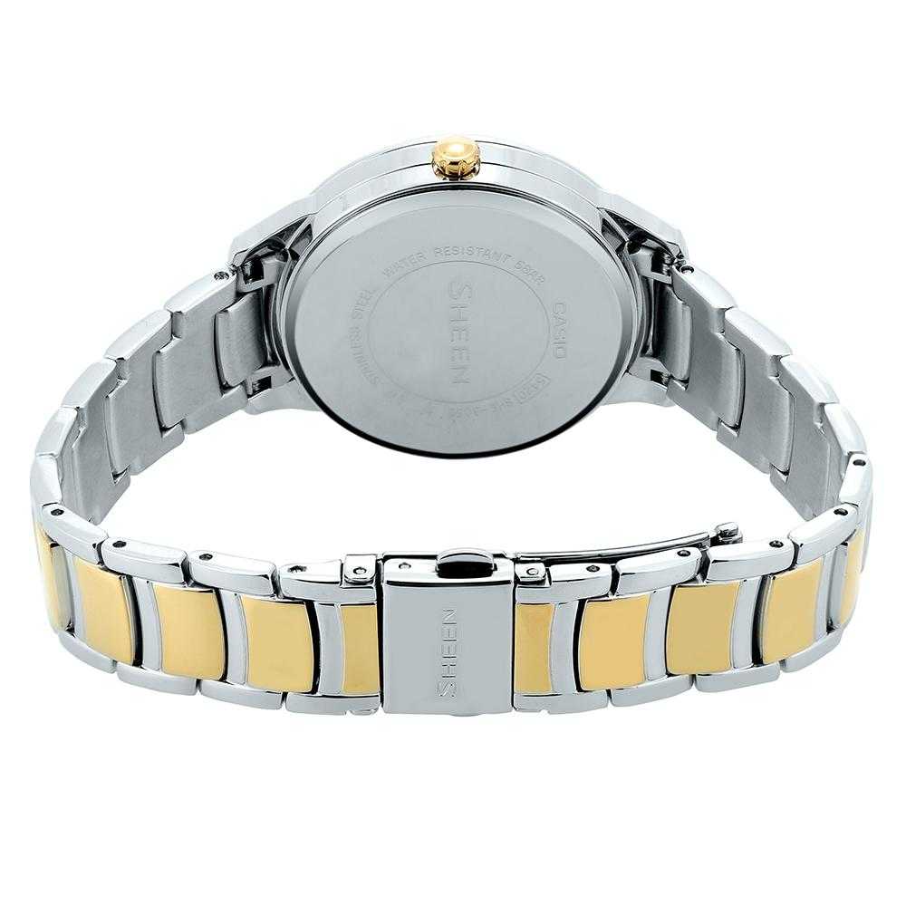 CASIO SHEEN SHE-3058SG-7AUDR TWO TONE STAINLESS STEEL WOMEN'S WATCH - H2 Hub Watches