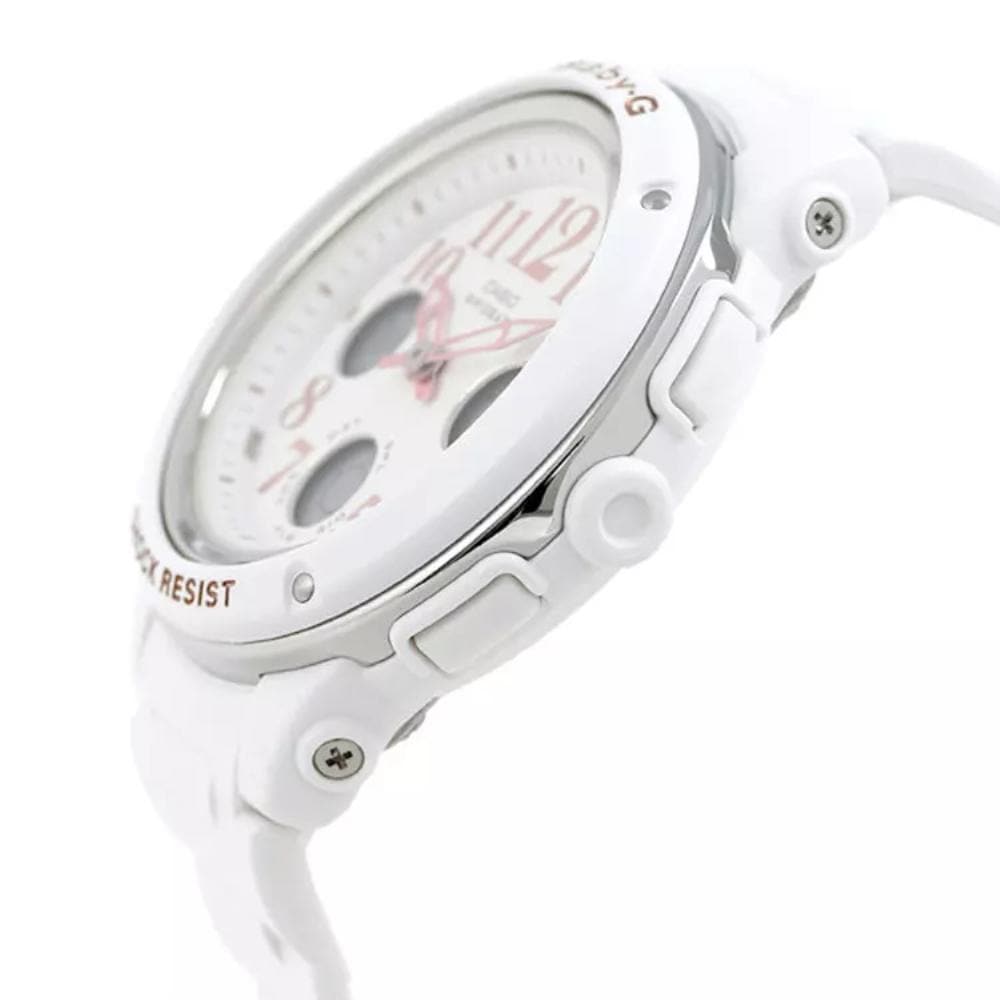 CASIO BABY-G BGA-150EF-7BDR DIGITAL QUARTZ WHITE RESIN WOMEN'S WATCH - H2 Hub Watches