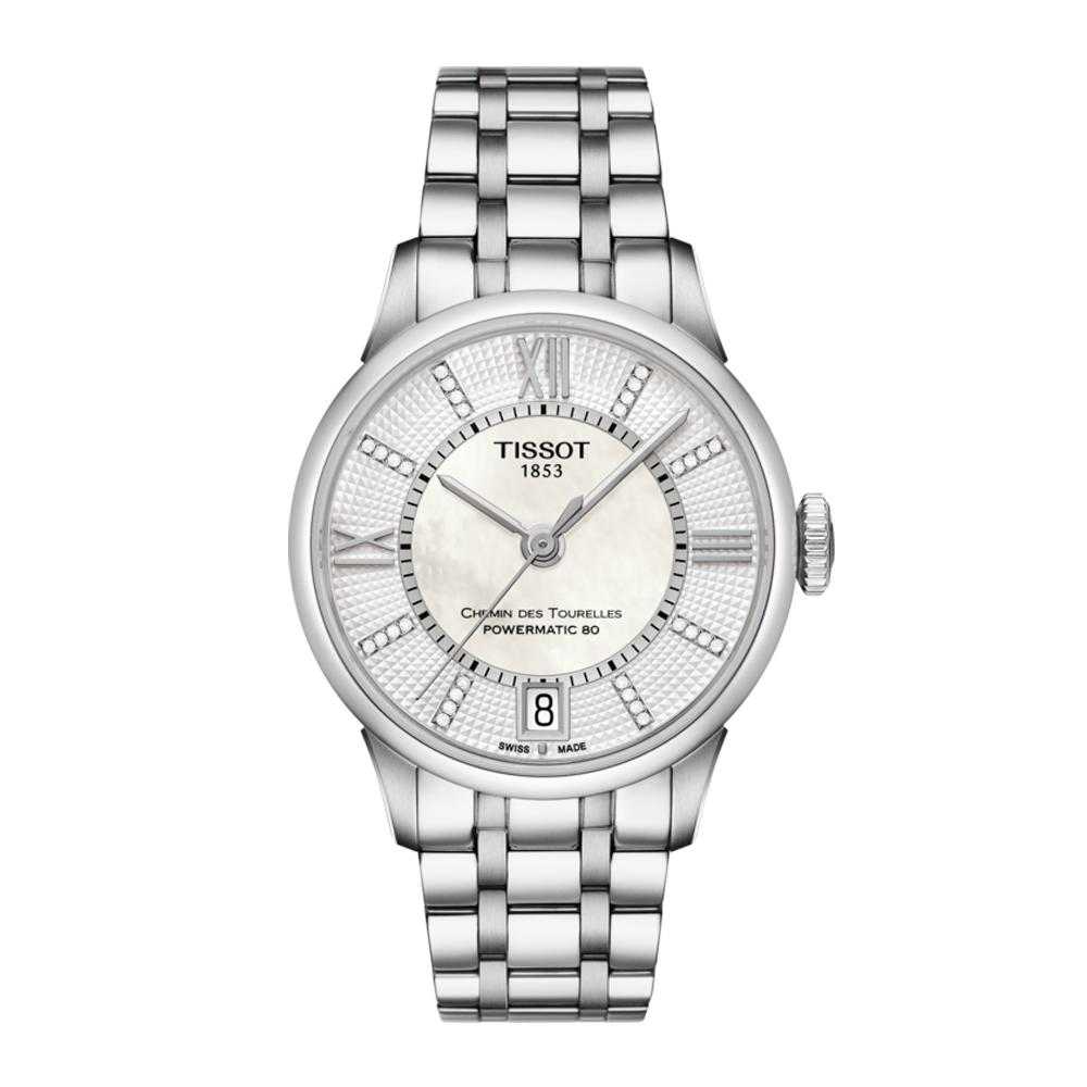 TISSOT T0992071111600 CHEMIN DES TOURELLES POWERMATIC 80 LADY WOMEN'S WATCH - H2 Hub Watches