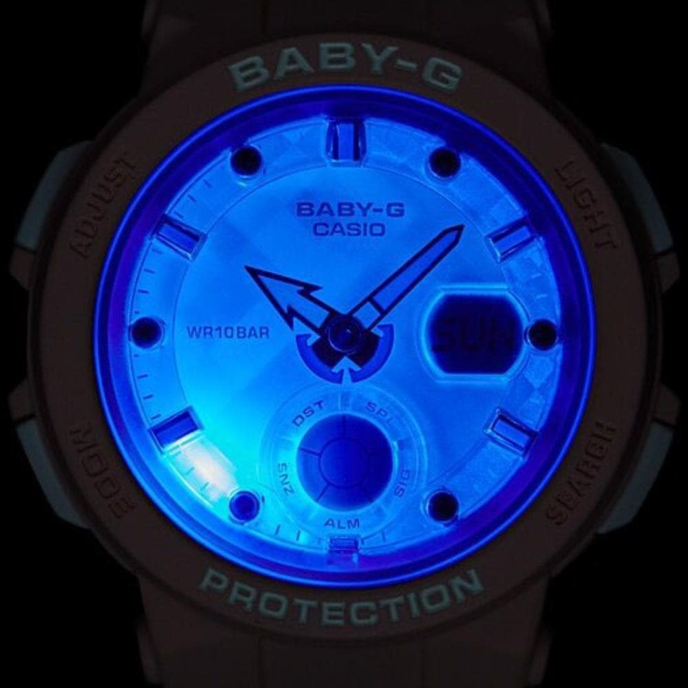 CASIO BABY-G BGA-250-1A2DR NEON ILLUMINATOR WOMEN'S WATCH - H2 Hub Watches