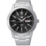SEIKO 5 SNKM87K1 SILVER STAINLESS STEEL MEN'S WATCH - H2 Hub Watches
