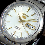 SEIKO 5 SNKL17K1 SILVER STAINLESS STEEL MEN'S WATCH - H2 Hub Watches
