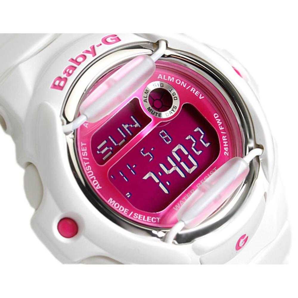 CASIO BABY-G BG-169R-7DDR DIGITAL QUARTZ WHITE RESIN WOMEN'S WATCH - H2 Hub Watches