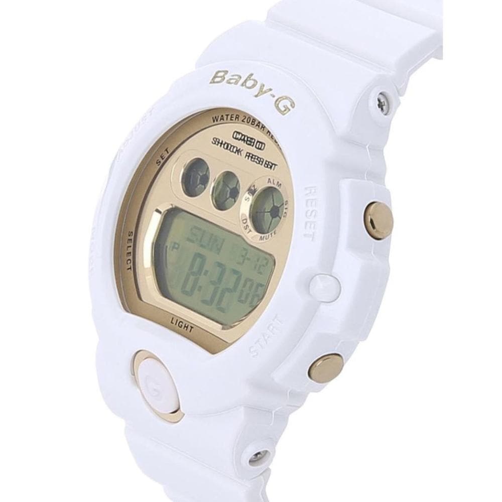 CASIO BABY-G BG-6901-7DR DIGITAL QUARTZ WHITE RESIN WOMEN'S WATCH - H2 Hub Watches