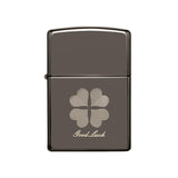 Zippo Good Luck Design 4 Leaf Clover #49120