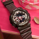 CASIO BABY-G BA-110CH-1ADR DIGITAL QUARTZ BLACK RESIN WOMEN'S WATCH - H2 Hub Watches