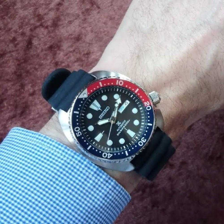 SEIKO PROSPEX SRP779K1 AUTOMATIC MEN'S BLACK RUBBER STRAP WATCH - H2 Hub Watches