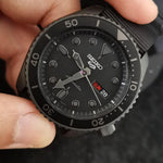 SEIKO 5 SPORTS SRPD79K1 AUTOMATIC NYLON BLACK MEN'S WATCH - H2 Hub Watches