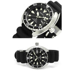 SEIKO PROSPEX SRPC37K1 AUTOMATIC MEN'S BLACK RUBBER STRAP WATCH - H2 Hub Watches