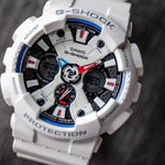 CASIO G-SHOCK GA-120TR-7ADR DIGITAL QUARTZ WHITE RESIN UNISEX'S WATCH - H2 Hub Watches