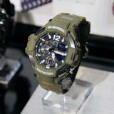 CASIO G-SHOCK GA-1100KH-3ADR GRAVITYMASTER DIGITAL QUARTZ GREEN RESIN MEN'S WATCH