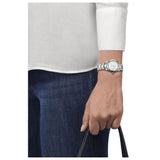 TISSOT T1320071111600 T-MY LADY STAINLESS STEEL DRESS WATCH WHITE WOMEN'S WATCH