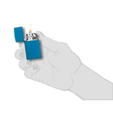 ZIPPO SLIM BLUE DESIGN LIGHTER #20494