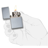 ZIPPO HIGH POLISH CHROME LIGHTER VINTAGE WITH SLASHES #230