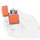 CLASSIC ORANGE MATTE ZIPPO LIGHTER  #231ZL