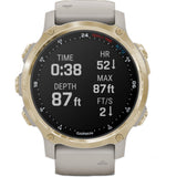 GARMIN DESCENT MK2S GPS SPORTS DIVING SMARTWATCH LIGHT GOLD/LIGHT SAND MEN'S WATCH GM-010-02403-70