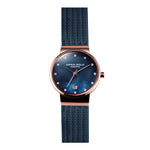 ARIES GOLD ENCHANT CAMILLE ROSE GOLD STAINLESS STEEL L 5002 2TR-BUMOP MESH STRAP WOMEN'S WATCH - H2 Hub Watches