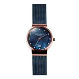 ARIES GOLD ENCHANT CAMILLE ROSE GOLD STAINLESS STEEL L 5002 2TR-BUMOP MESH STRAP WOMEN'S WATCH - H2 Hub Watches
