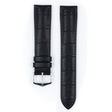 HIRSCH DUKE 50513003746 (18mm) BLACK LEATHER STRAP