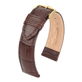 HIRSCH DUKE 50513003968 BROWN LEATHER (20mm) STRAP