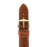 HIRSCH DUKE 50513004316 (18mm) BROWN LEATHER STRAP