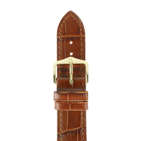 HIRSCH DUKE 50513004316 (18mm) BROWN LEATHER STRAP