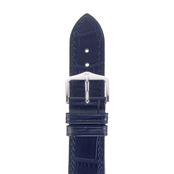 HIRSCH DUKE 50513004477 (22mm) BLUE LEATHER STRAP