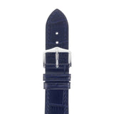 HIRSCH DUKE 50513004484 (24mm) BLUE LEATHER STRAP