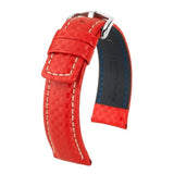 HIRSCH CARBON 50513009250 (20mm) RED STRAP