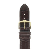 HIRSCH DUKE 50513048761 (24mm) BROWN LEATHER STRAP