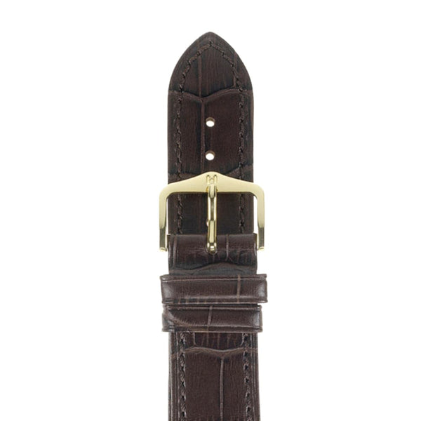 HIRSCH DUKE 50513048761 (24mm) BROWN LEATHER STRAP