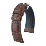 HIRSCH GRAND DUKE 50513062958 (20mm) BROWN LEATHER STRAP