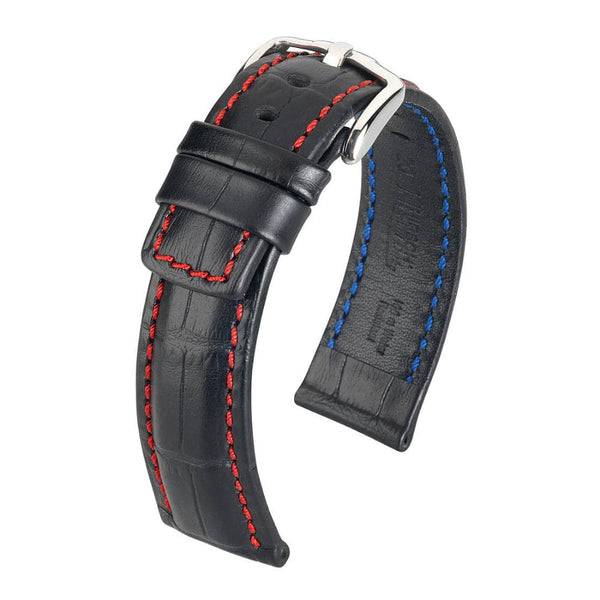 HIRSCH GRAND DUKE 50513062996 (20mm) BLACK LEATHER STRAP