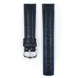 HIRSCH GRAND DUKE 50513074203 ( 20mm ) BLUE LEATHER STRAP