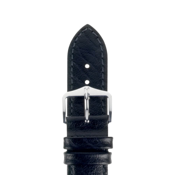 HIRSCH HIGHLAND 50513085940 (18mm) BLACK LEATHER STRAP