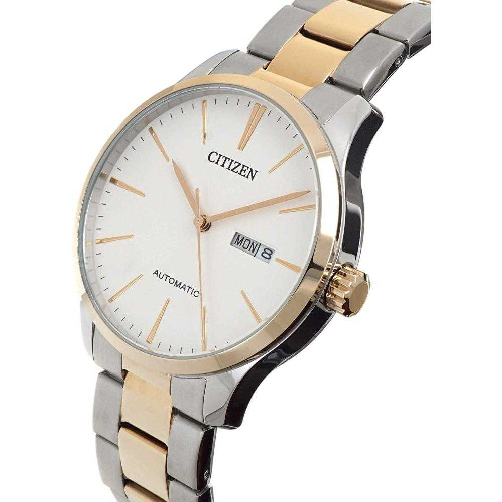 CITIZEN NH8356-87AB CLASSIC MECHANICAL TWO TONE STAINLESS STEEL MEN'S WATCH - H2 Hub Watches