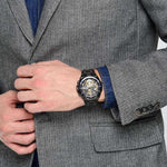 CASIO EDIFICE EFR-539BK-1AVUDF CHRONOGRAPH BLACK STAINLESS STEEL MEN'S WATCH - H2 Hub Watches