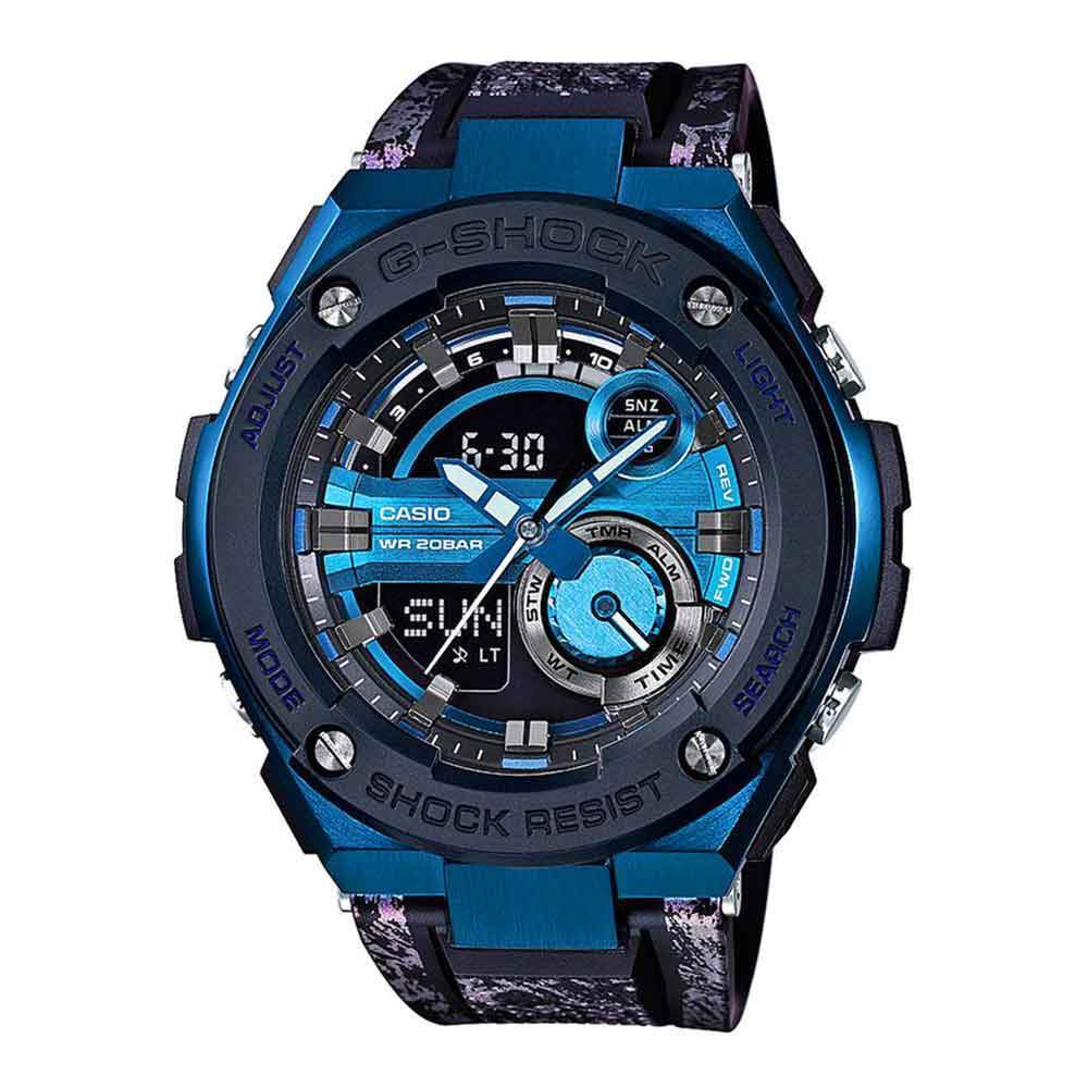 CASIO G-SHOCK GST-200CP-2ADR BLUE RESIN STRAP MEN'S WATCH - H2 Hub Watches